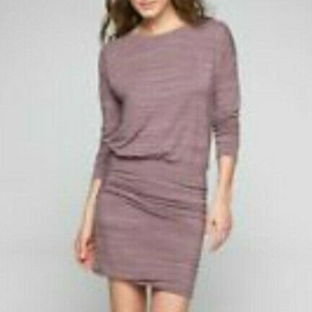 Athleta Dress Avenues Dusty Plum Space Dye Size M